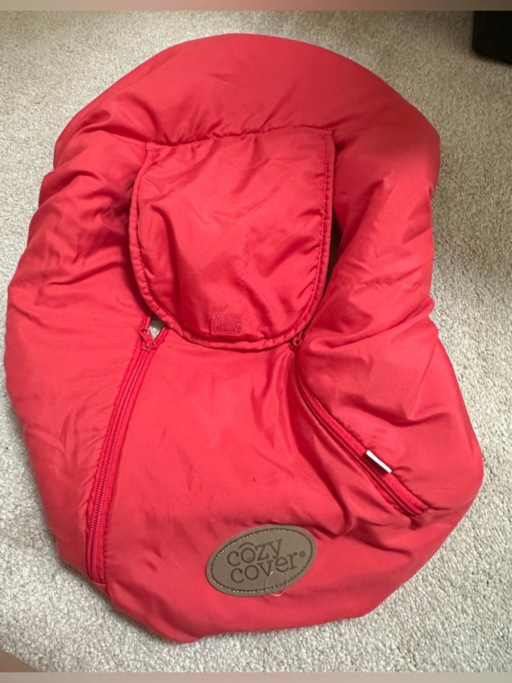 Cozy Cover Baby Red Carseat Cover